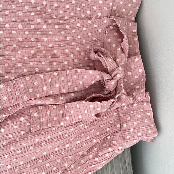 Pink lily polkadot shorts NWOT - Picture 4 of 4